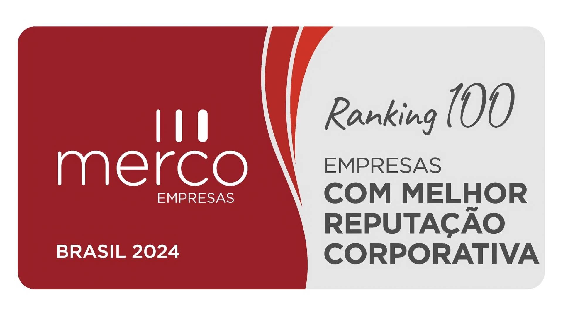 Logótipo da Merco Empresas Ranking 100.