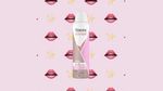 Rexona Clinical com fundo rosa com emojis de lábios.