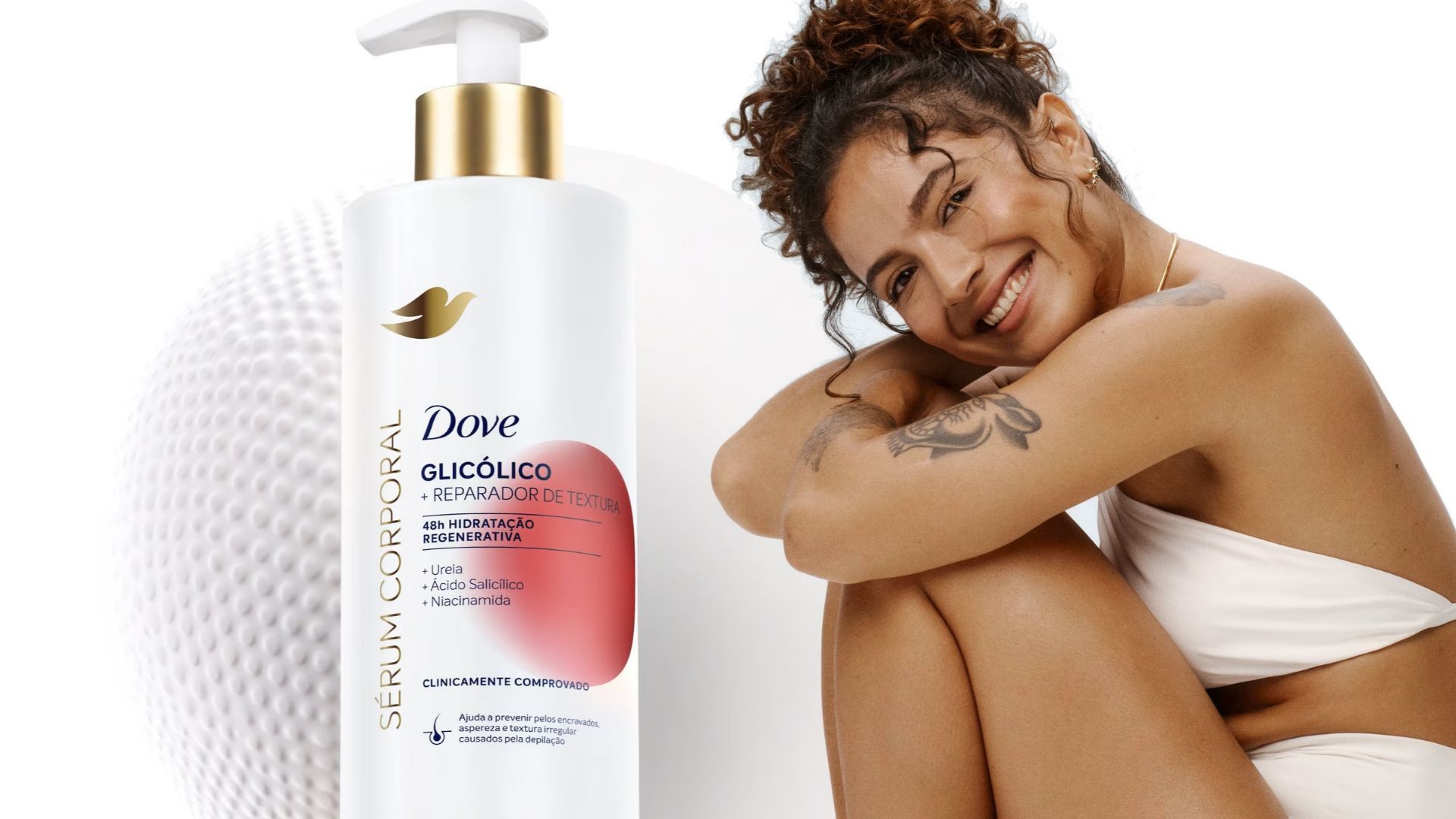 Novo sérum de Dove Glicólico.