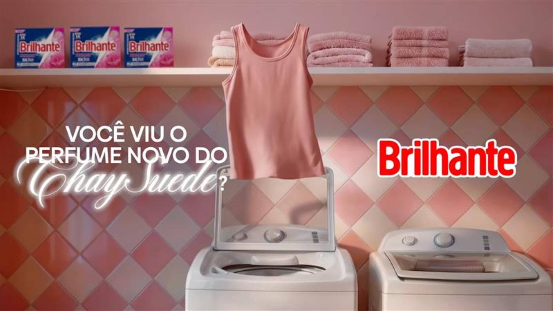 Camiseta rosa lavada com Brilhante