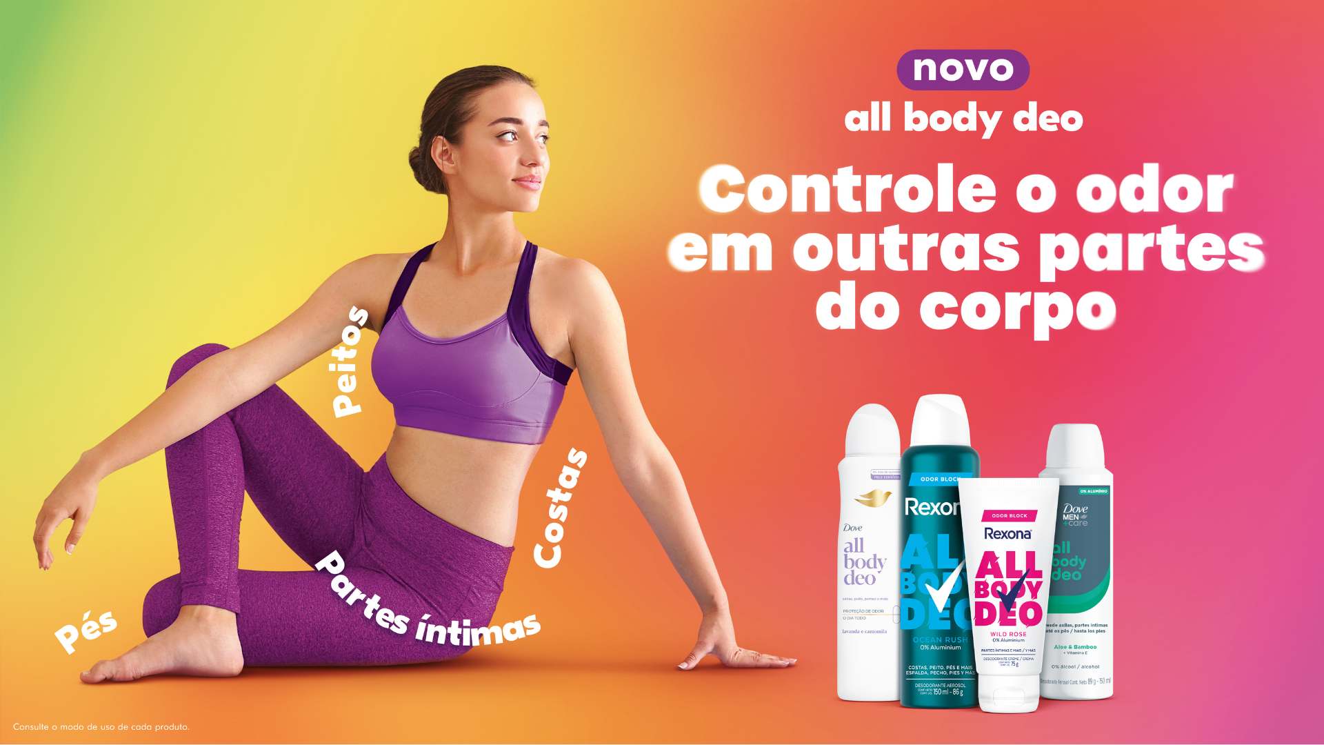 Lançamento desodorantes All Body Deo
