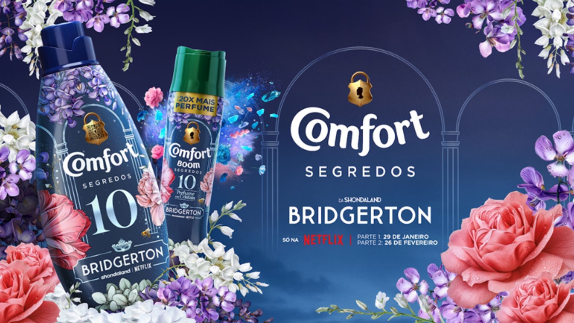 Produtos Comfort Segredos Bridgerton.